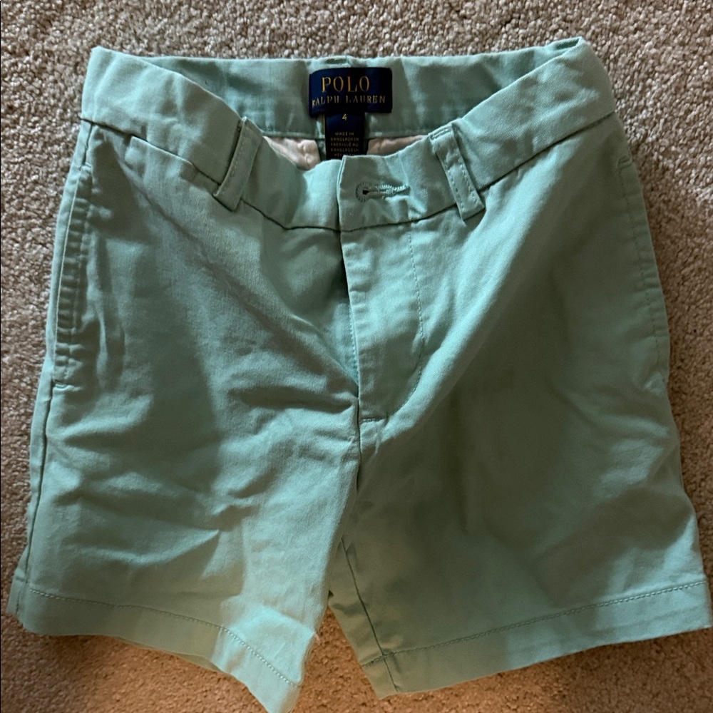 Worn Once!! Kids size 4 Ralph Lauren shorts